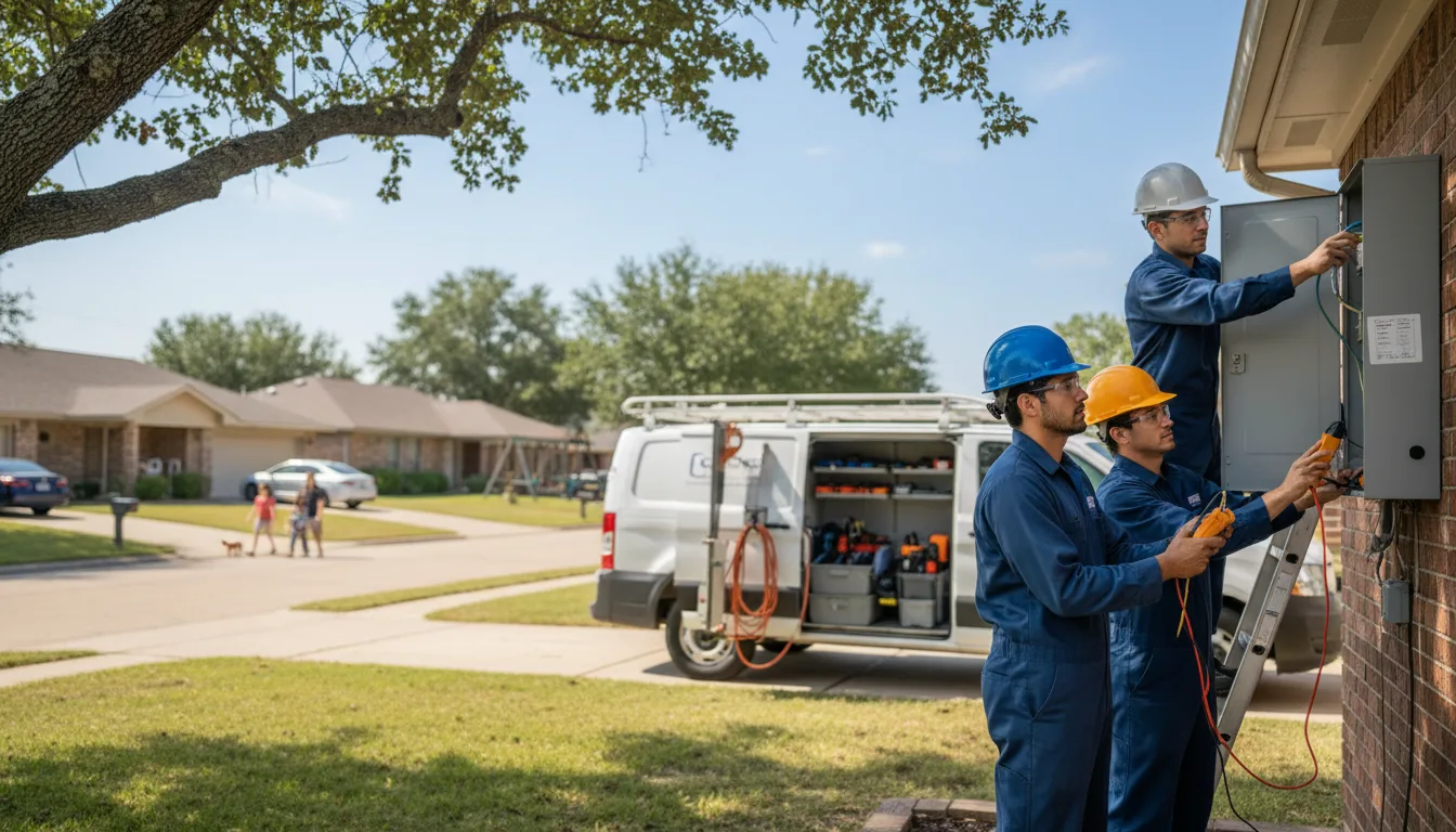 Certified electrician providing emergency electrical services in Elco, PA